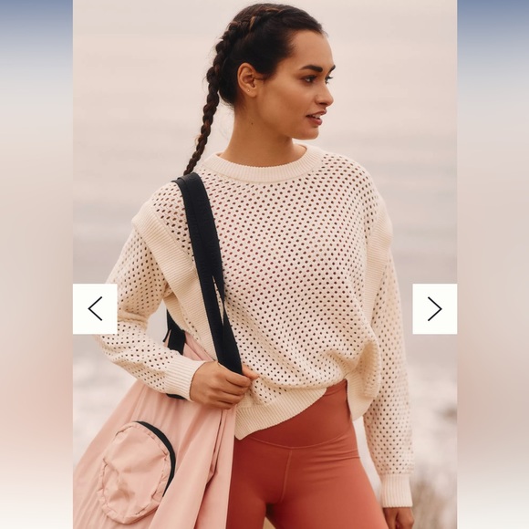 Varley Damen Pullover Mit Raglanärmeln Und Halbem Reißverschluss - Bequemer Ottoman-Stoff
